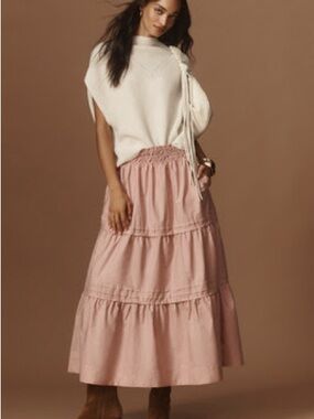 LOVERLY GREY X ANTHROPOLOGIE: THE SOMERSET MAXI // MEDIUM // PINK